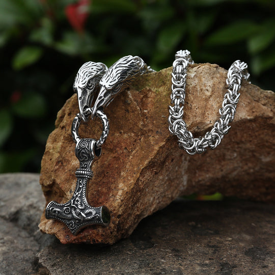 Hüter des Hammers - Edelstahl Kette