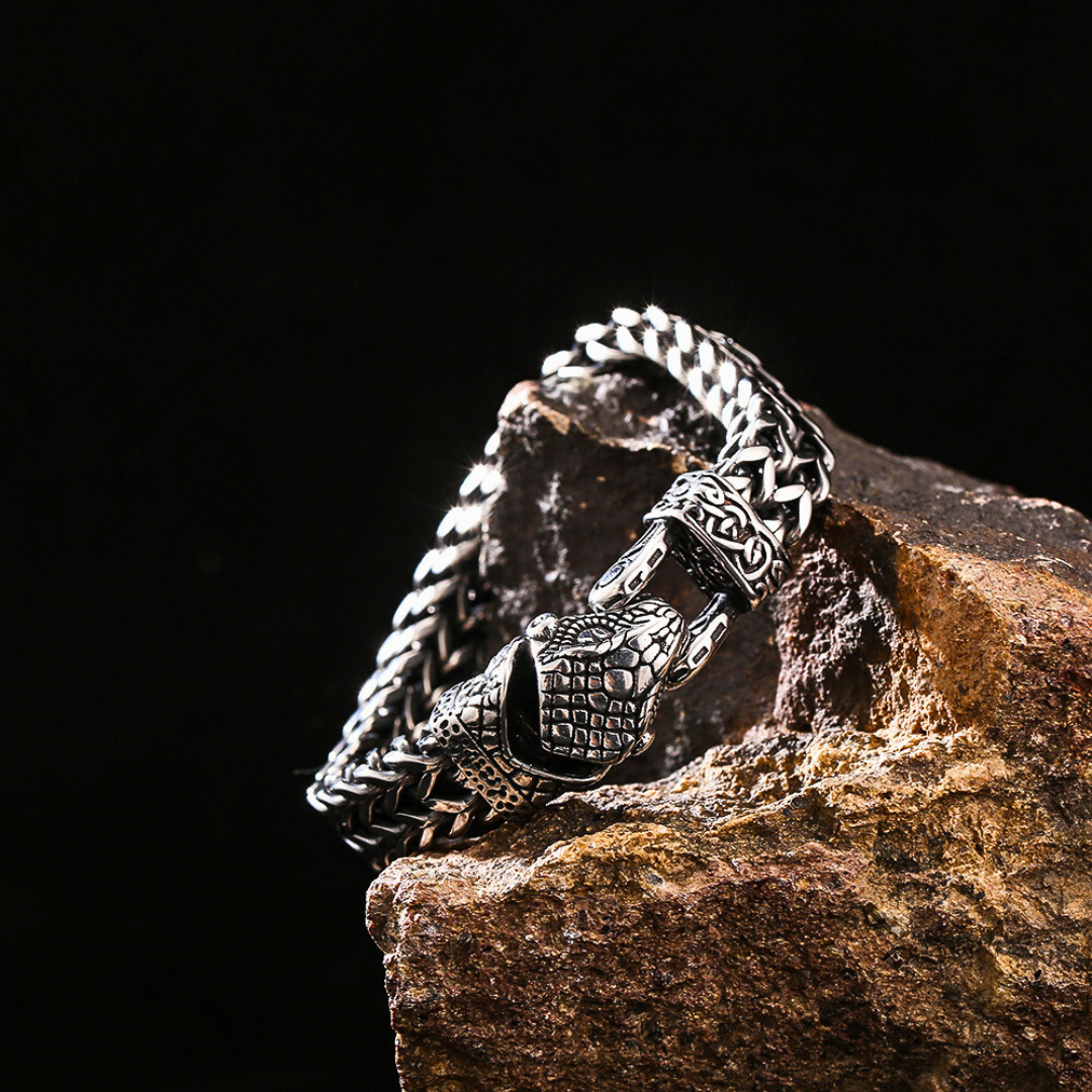 Jörmunmandandr's handle - stainless steel bracelet