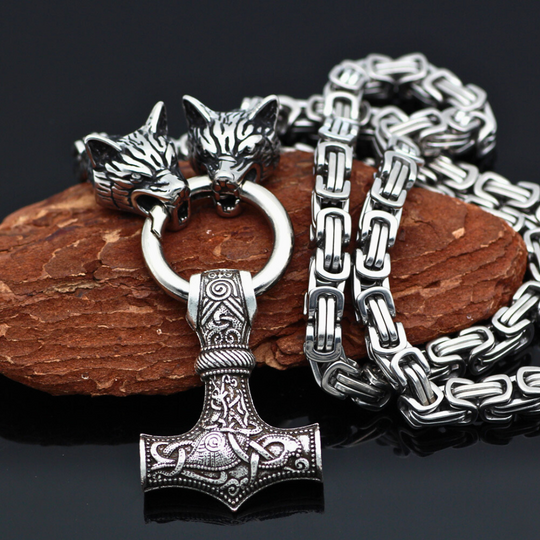 Guardian of the hammer - stainless steel chain
