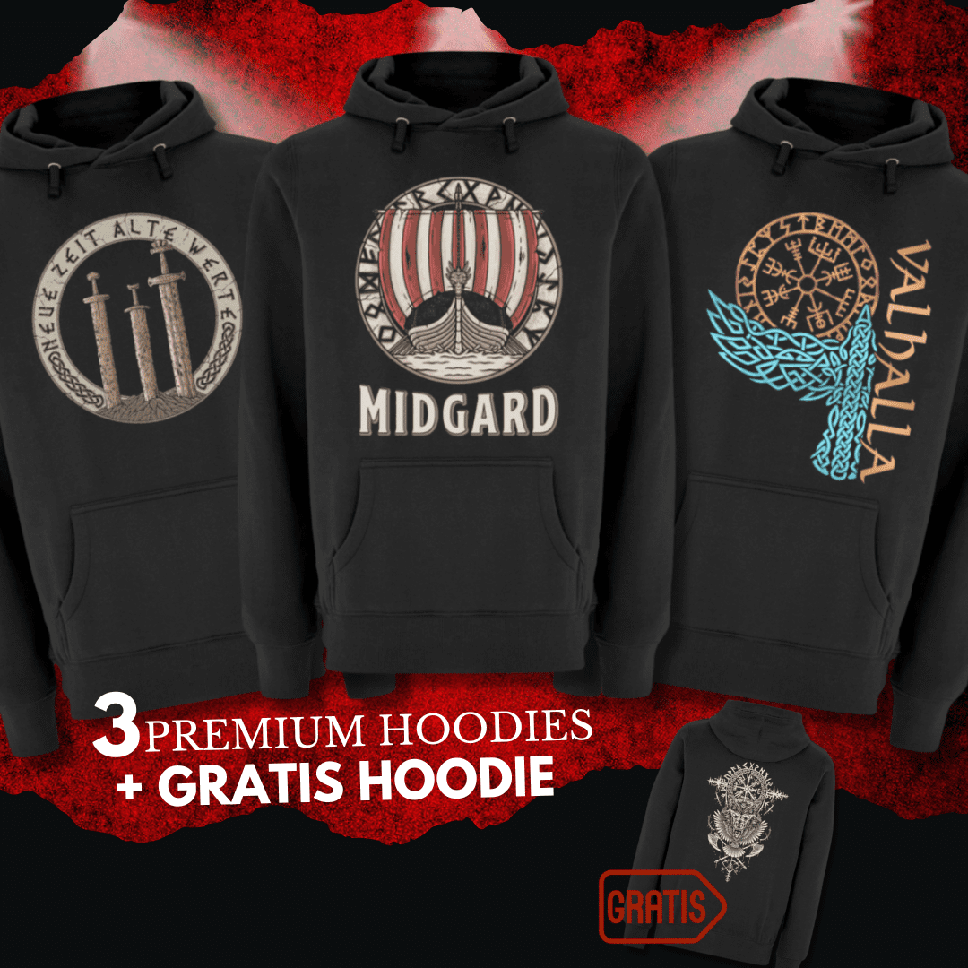 Nordisches Premium Hoodie-Komplettset + Hoodie Gratis