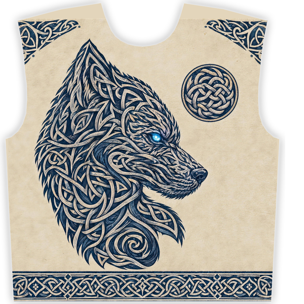 Wolfherz Wikinger Sweatshirt, Druckbild Vorderseite