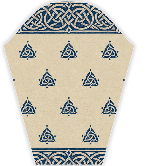 Wolfherz Wikinger Sweatshirt, Druckbild Ärmel mit Triquetra