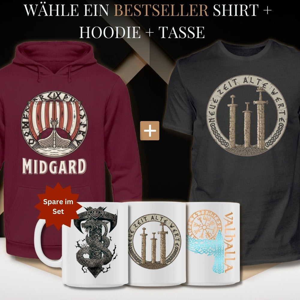 Wikinger Erbe - Bestseller Hoodie + Shirt