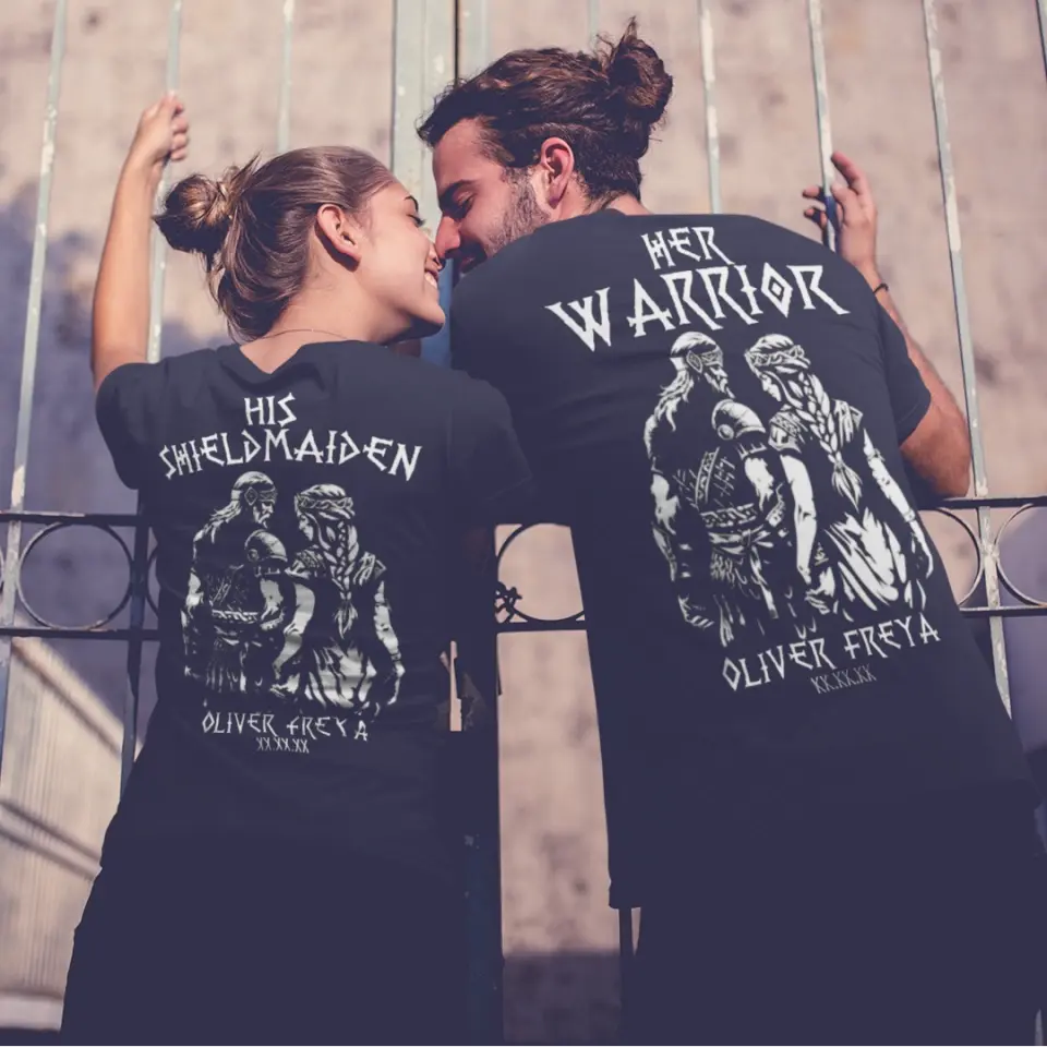 Shirt for couples - Shirts Backprint - Customizable