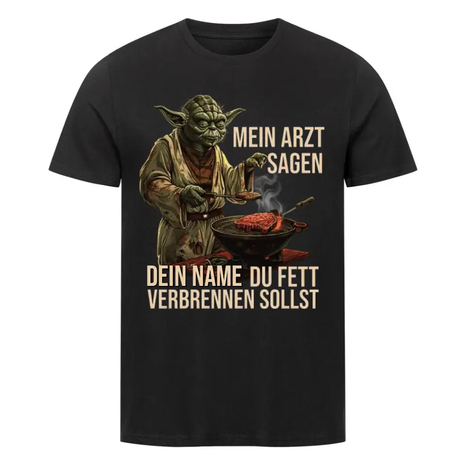 Fett verbrennen - Shirt - Personalisierbar