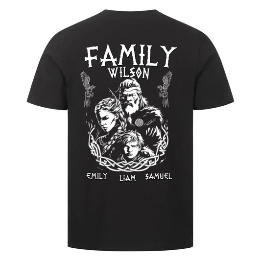 Viking Family - Shirts Backprint - Customizable