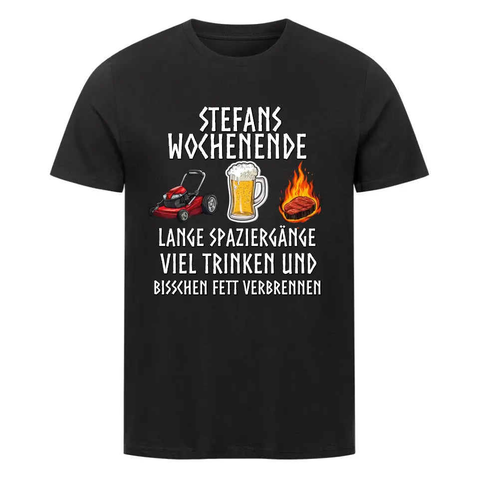 Healthy weekend - shirt - personalizable