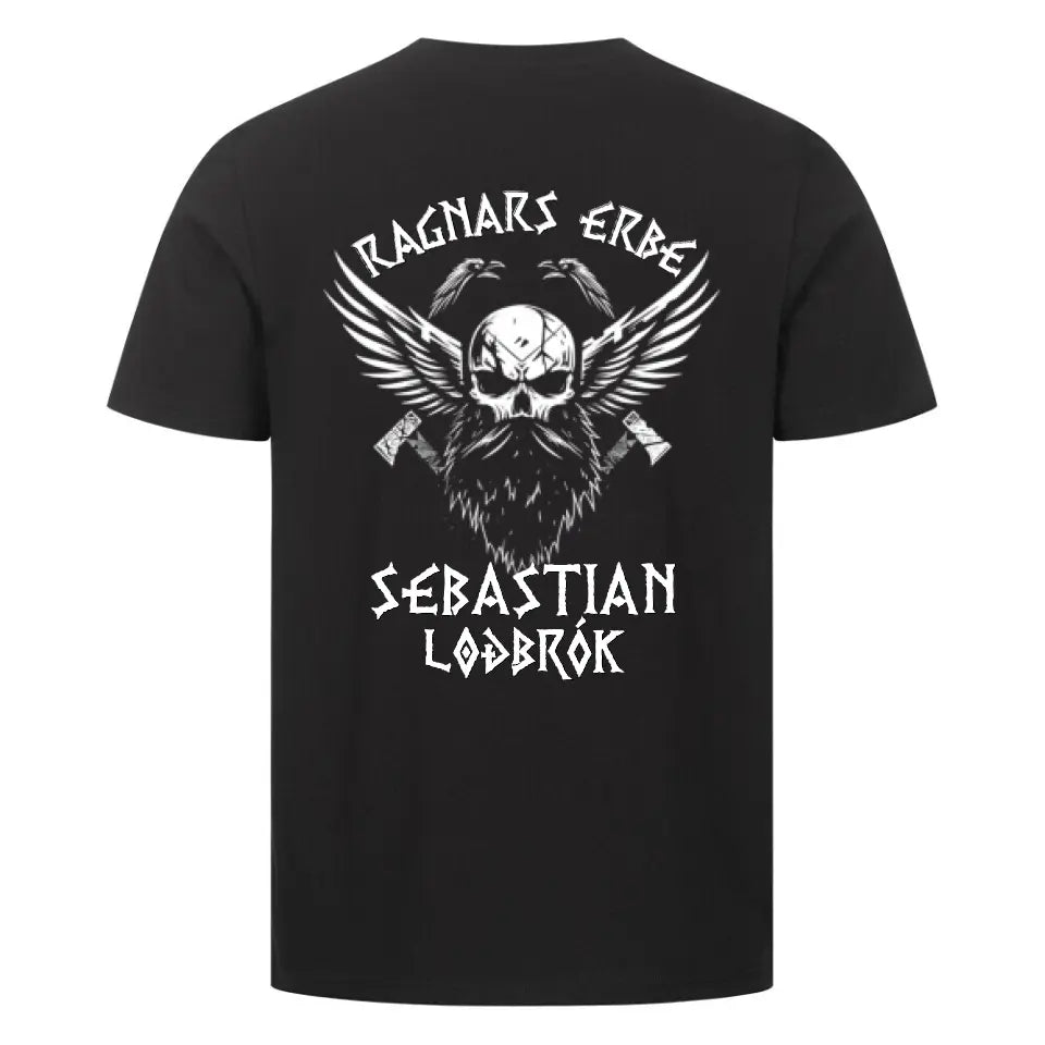 Erbe Ragnars - Shirt Backprint - Personalisierbar