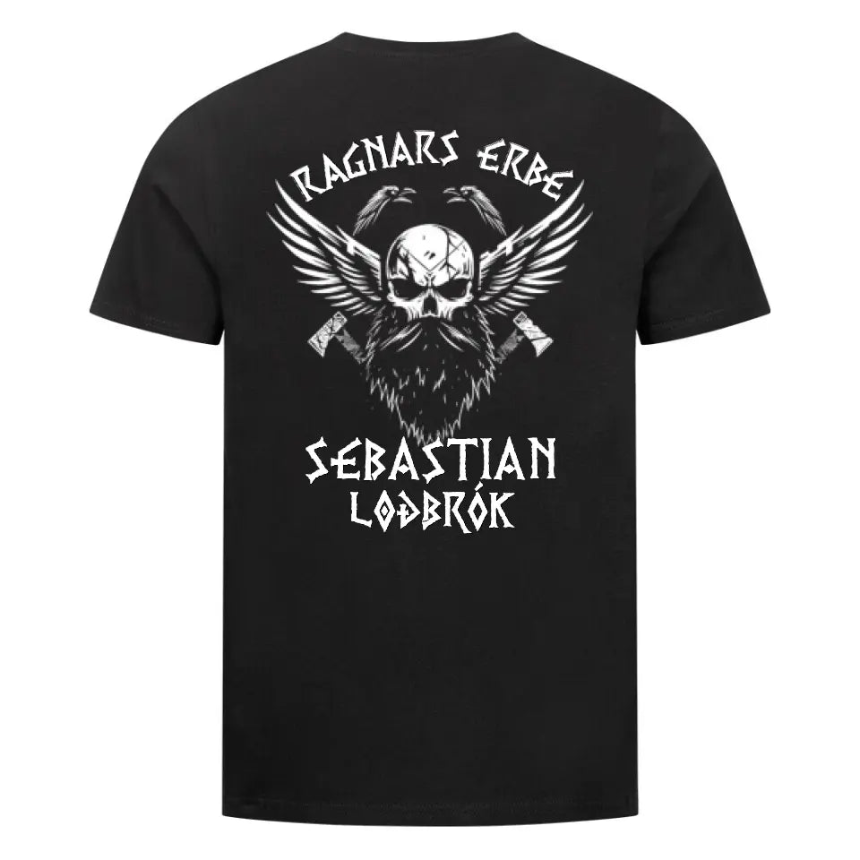 Erbe Ragnars - Shirt Backprint - Personalisierbar