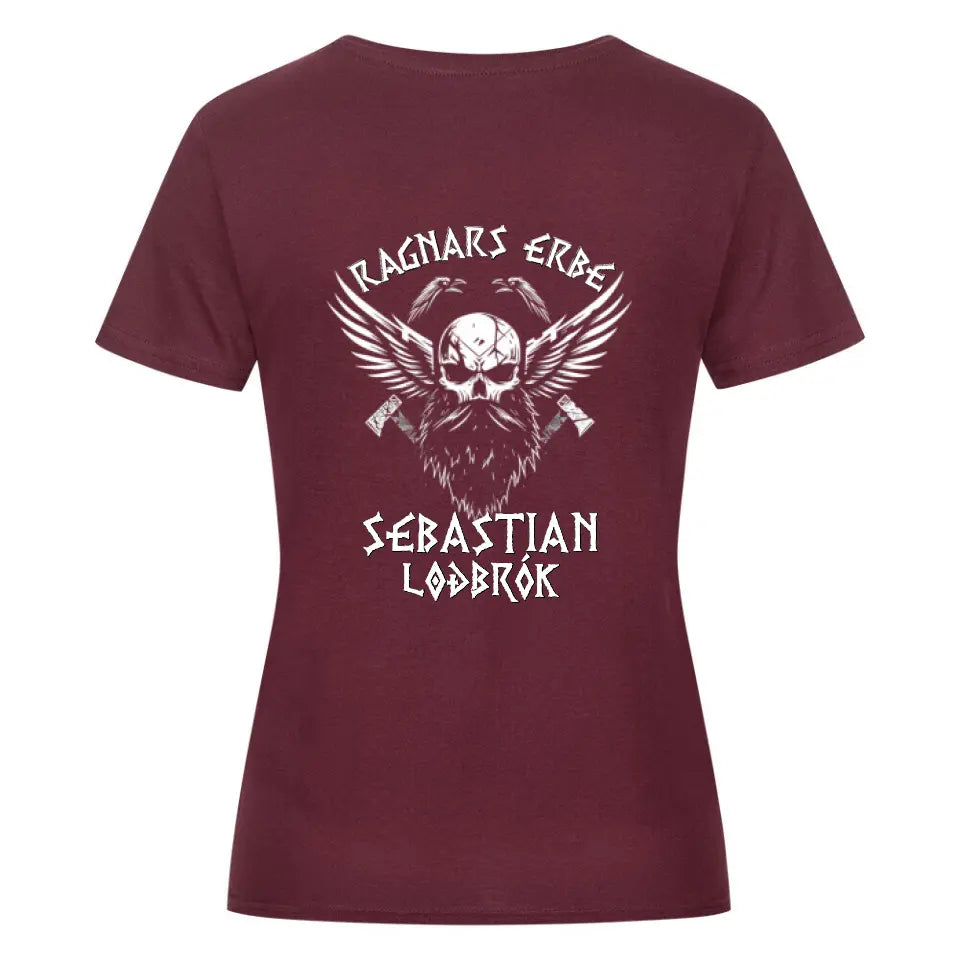 Erbe Ragnars - Shirt Backprint - Personalisierbar