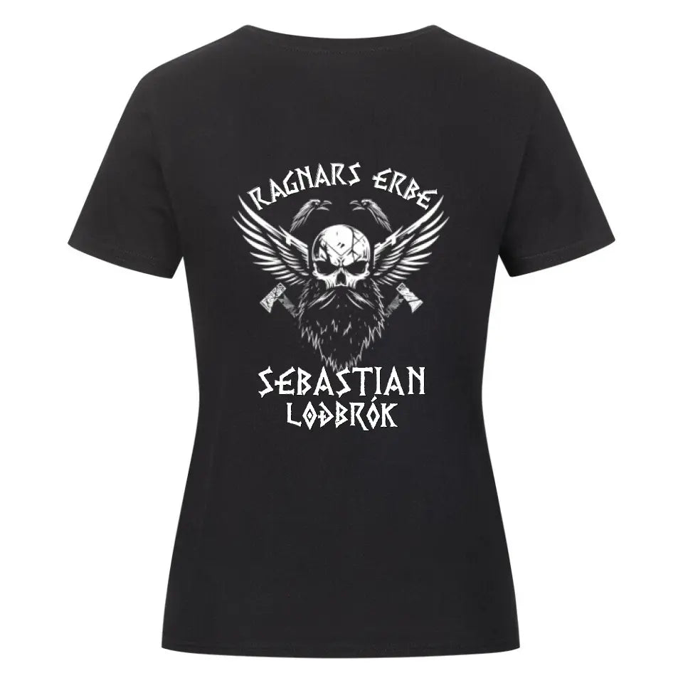 Erbe Ragnars - Shirt Backprint - Personalisierbar