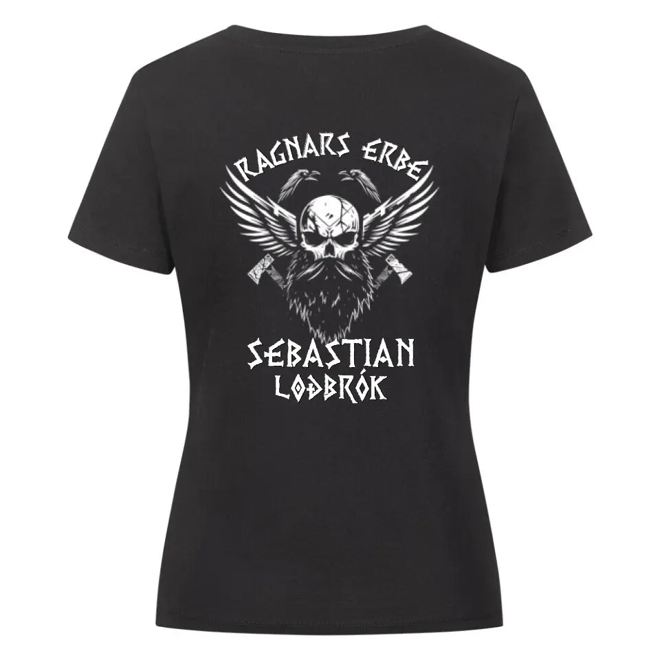 Erbe Ragnars - Shirt Backprint - Personalisierbar