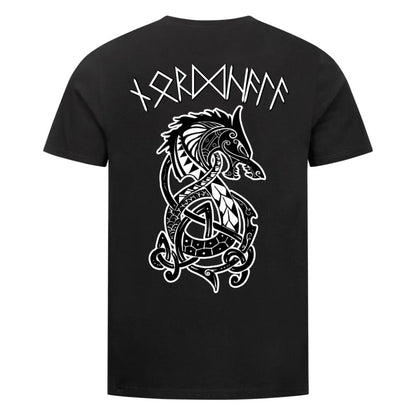 Fenrir+Rune Writing - Shirt Backprint - Customizable