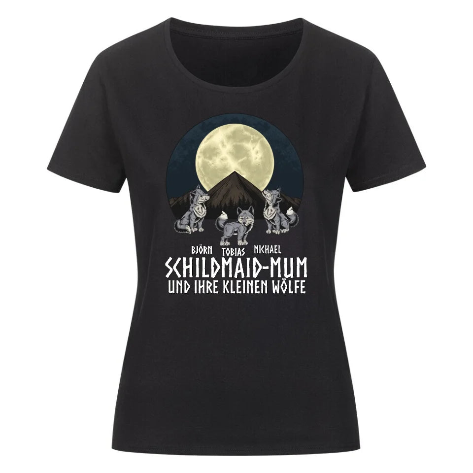 Schildmaid-Mutter - Shirt - Personalisierbar