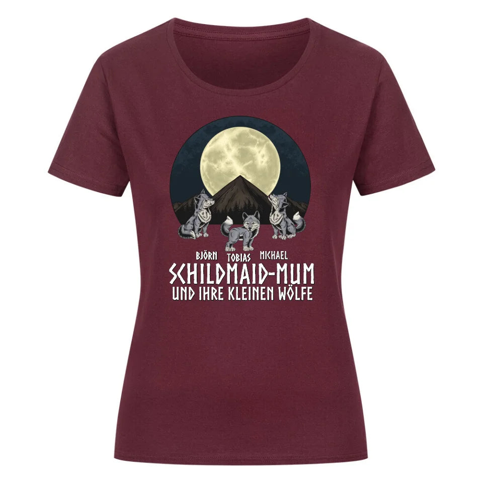 Schildmaid-Mutter - Shirt - Personalisierbar