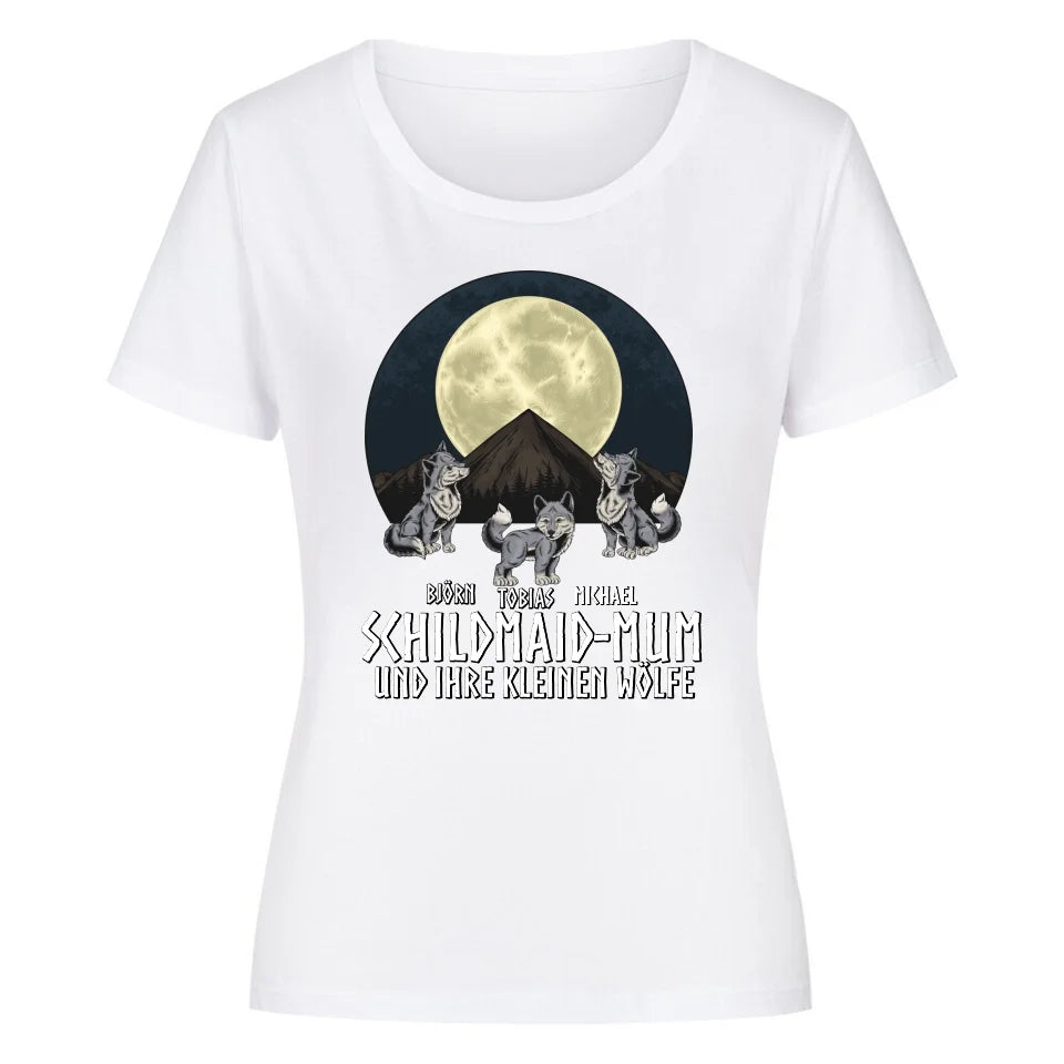 Schildmaid-Mutter - Shirt - Personalisierbar