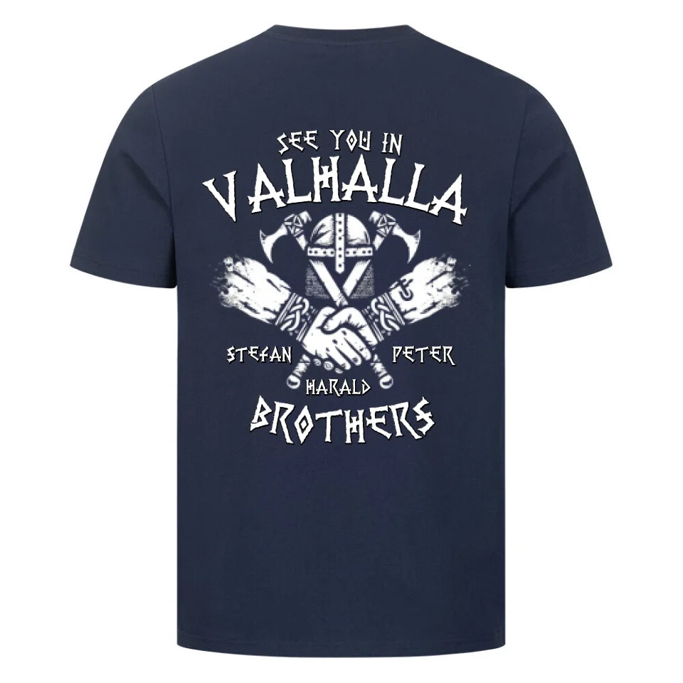 Valhalla Friends Shirts Backprint - Personalizable