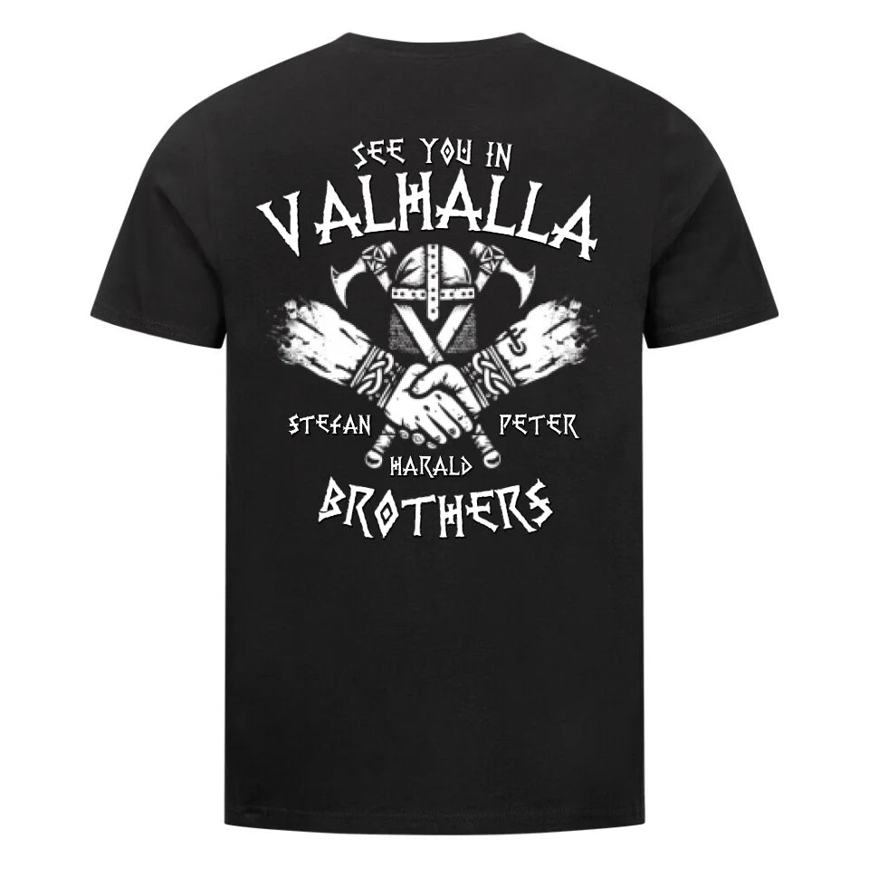 Valhalla Friends Shirts Backprint - Personalizable