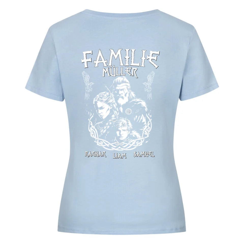 Viking Family - Shirts Backprint - Customizable