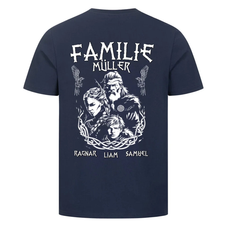 Viking Family - Shirts Backprint - Customizable