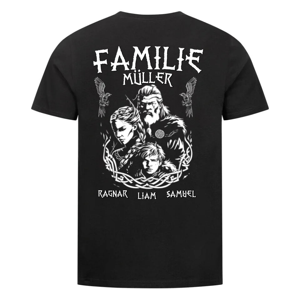 Viking Family - Shirts Backprint - Customizable