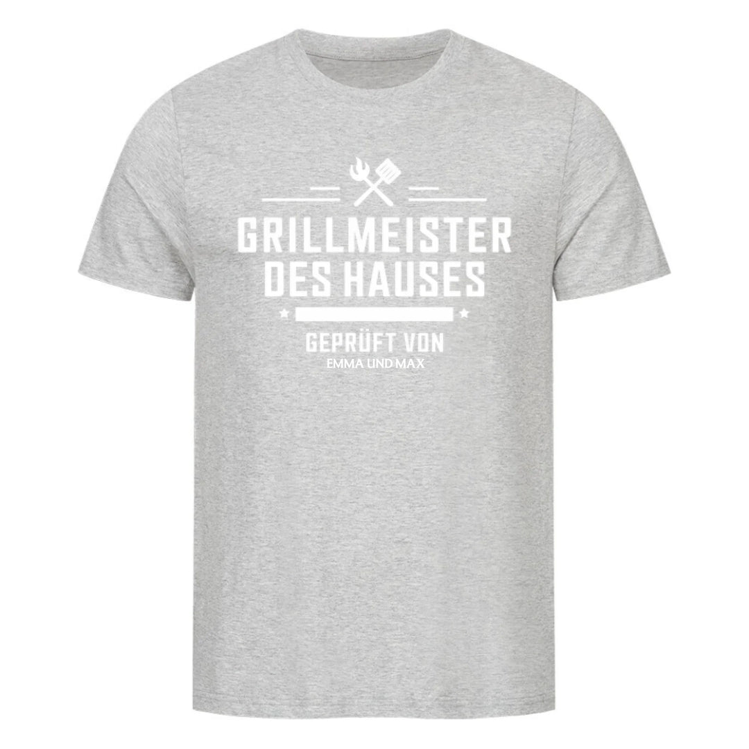 Grillmeister des Hauses - Shirt - Personalisierbar