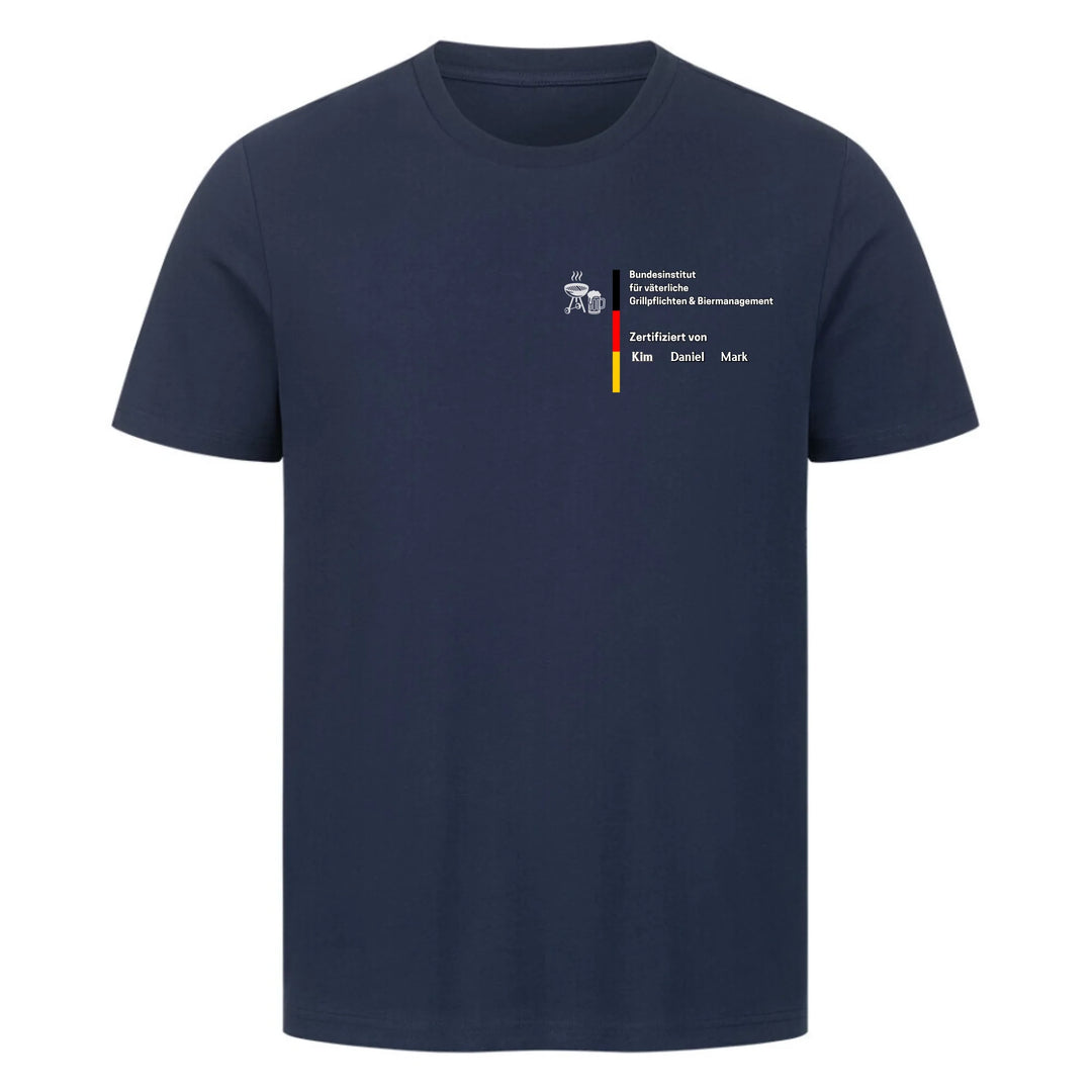 Bundesinstitut Grill & Bier Edition - Shirt - Personalisierbar