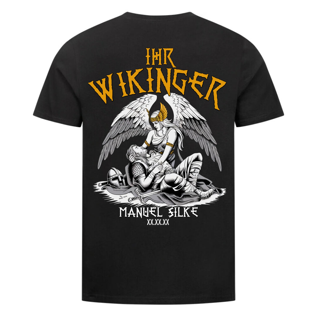 The selected - shirts backprint - can be personalized
