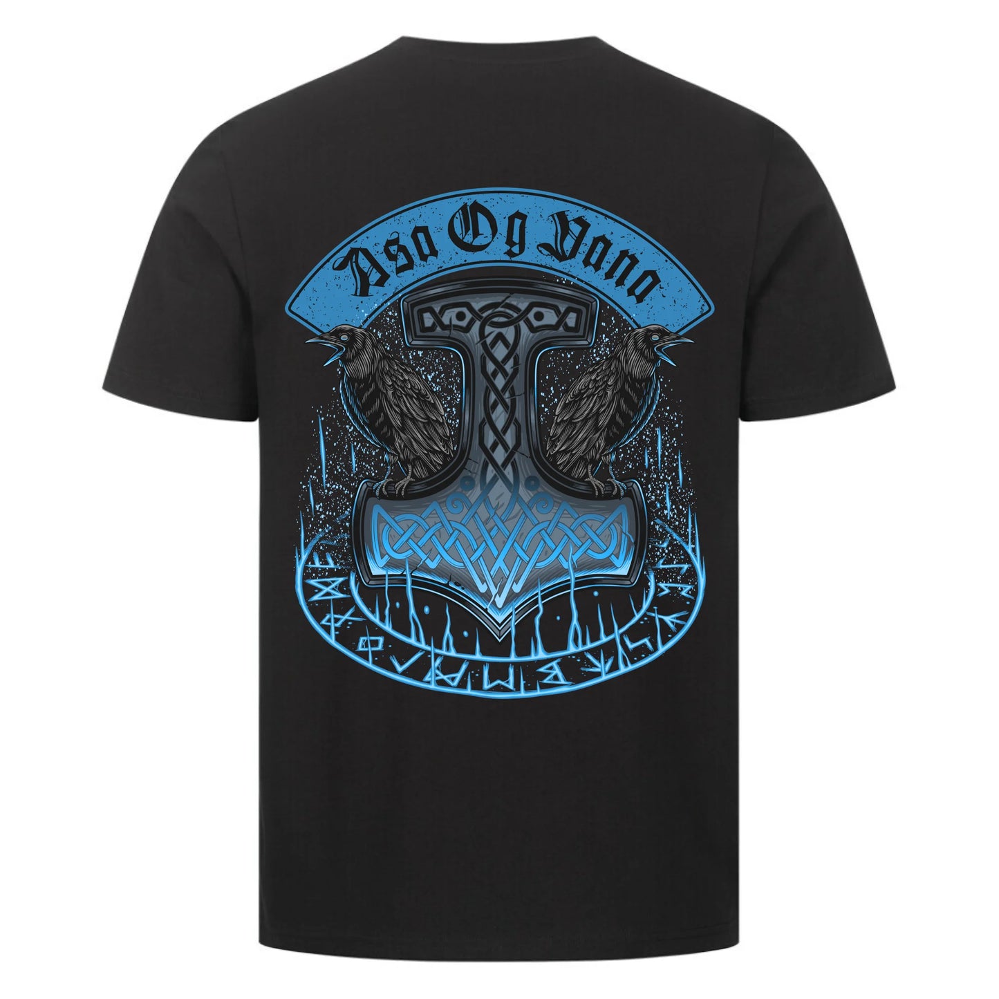 Asag og Vana  - Shirt Backprint - Personalisierbar