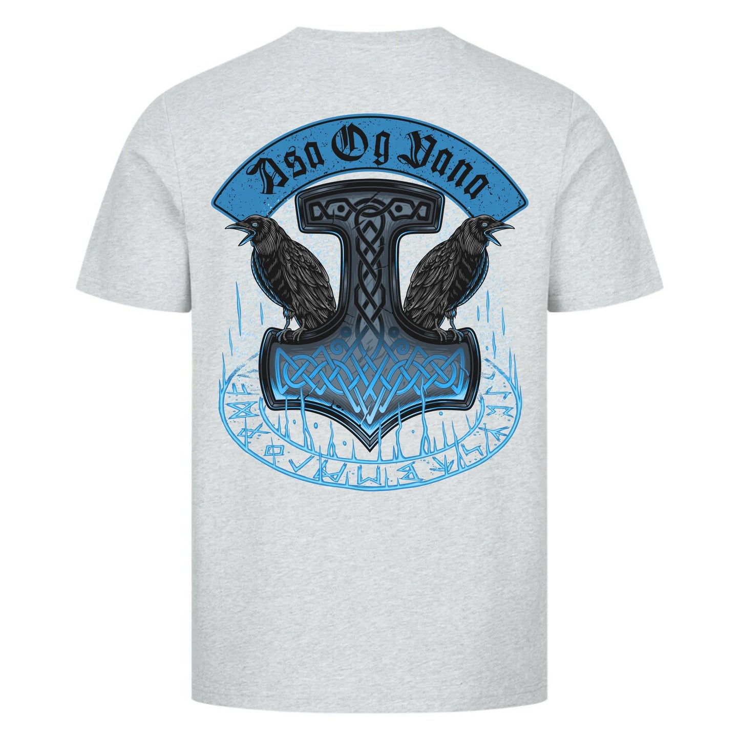 Asag og Vana  - Shirt Backprint - Personalisierbar