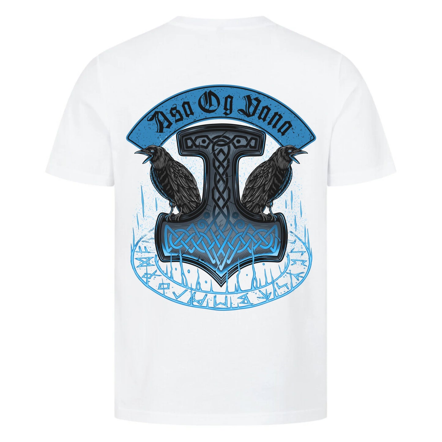 Asag og Vana  - Shirt Backprint - Personalisierbar