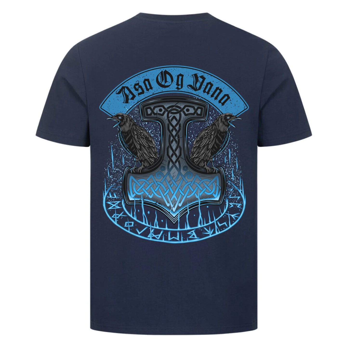Asag og Vana  - Shirt Backprint - Personalisierbar