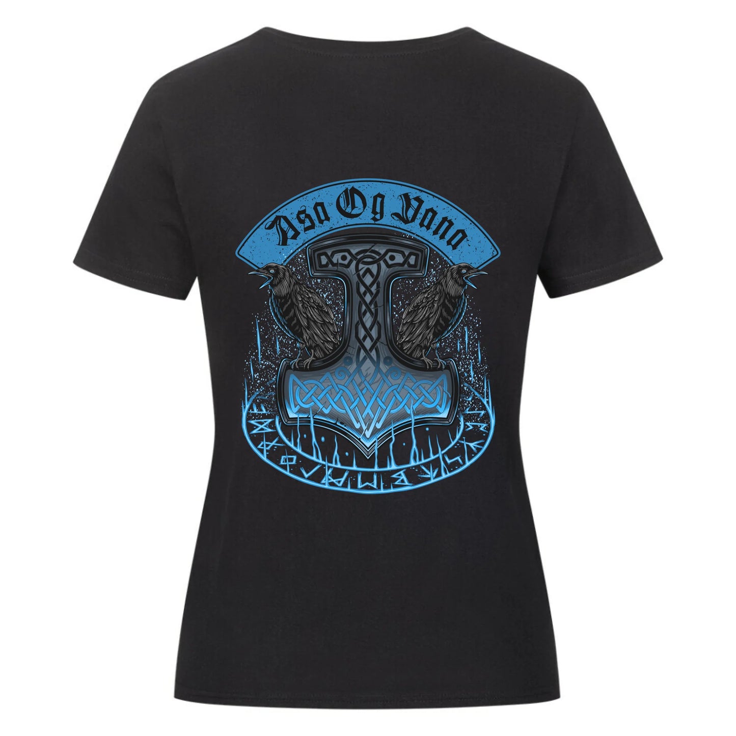 Asag og Vana  - Shirt Backprint - Personalisierbar