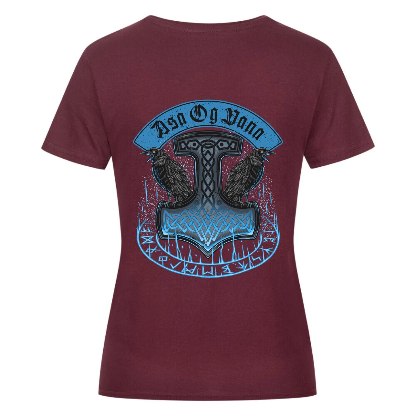 Asag og Vana  - Shirt Backprint - Personalisierbar