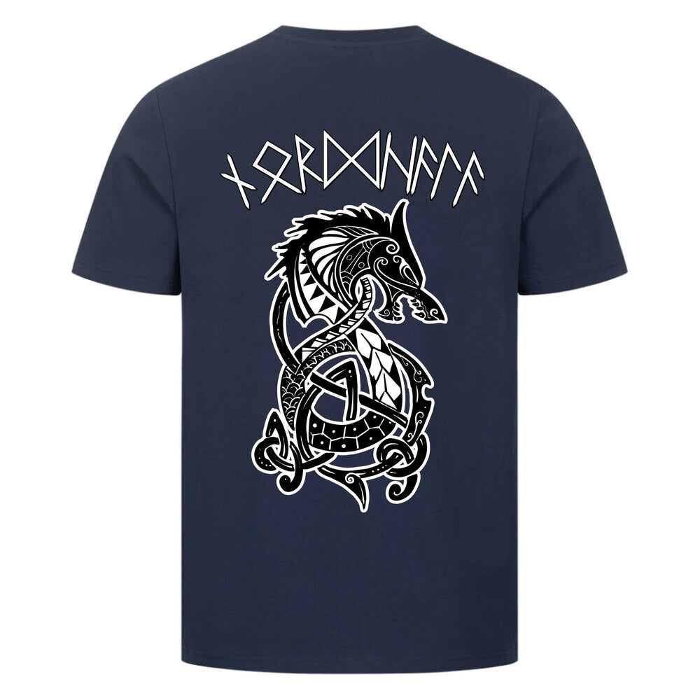 Fenrir+rune script - Shirt Backprint - Personable