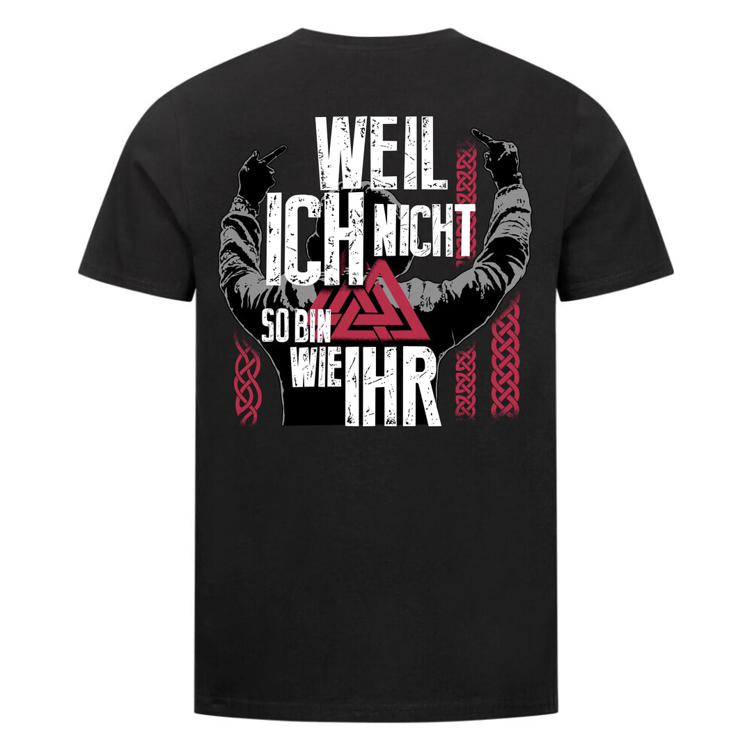 Schwarzes Schaf - Personalisierbar - Shirt Backprint