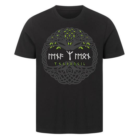 Runenname + Yggdrasil - Shirts - Personalisierbar