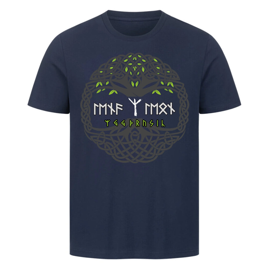 Runenname + yggdrasil - shirts - can be personalized