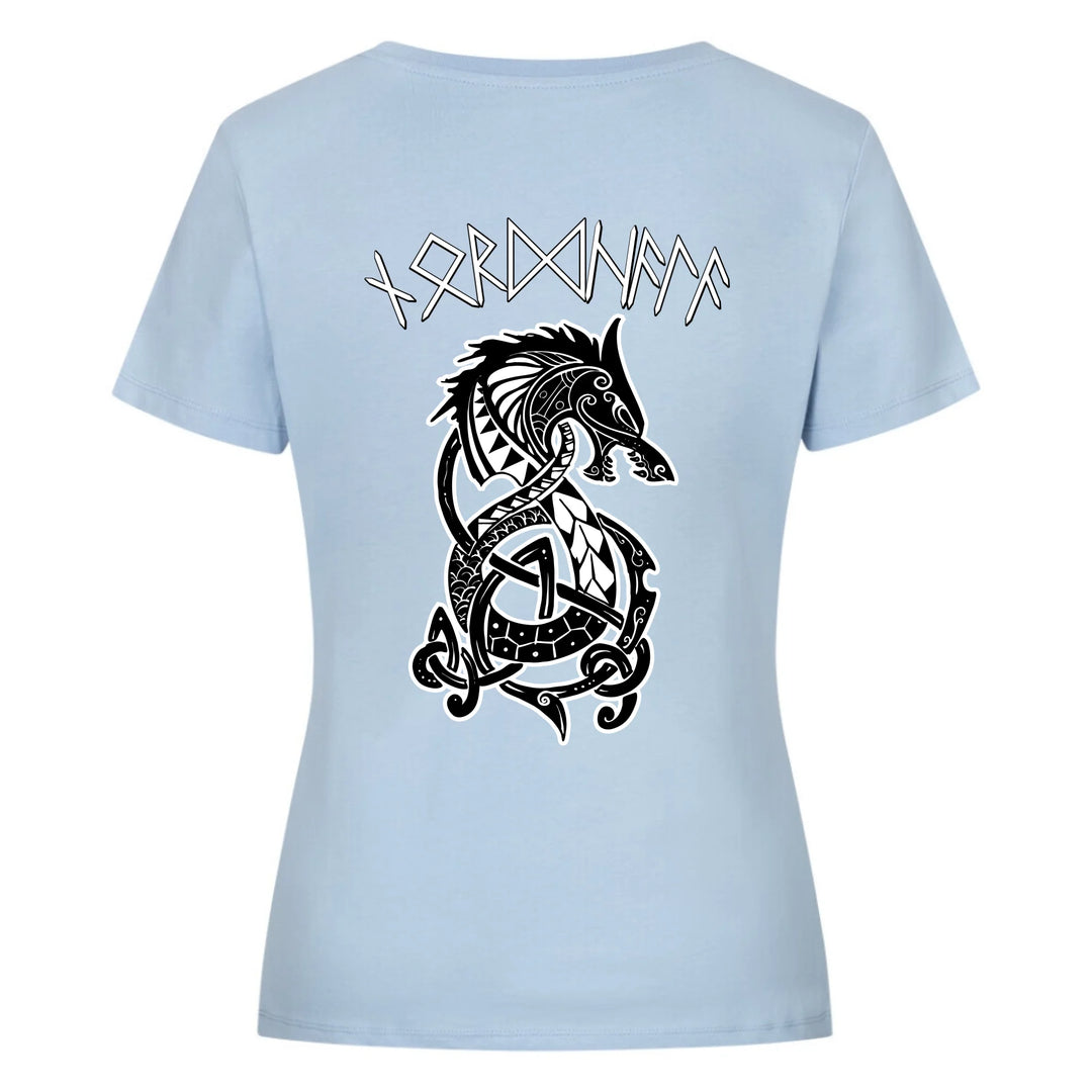 Fenrir+rune script - Shirt Backprint - Personable