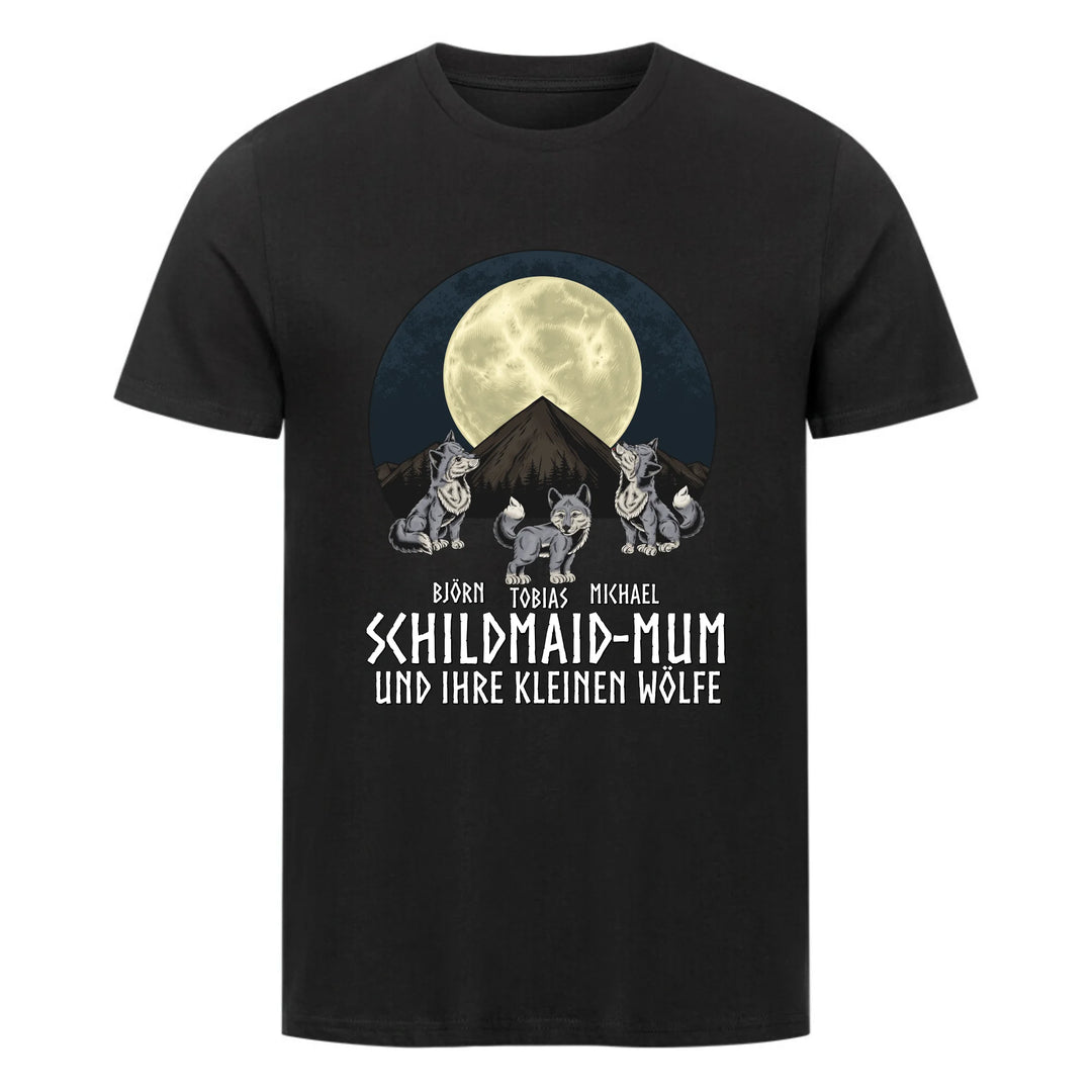 Schildmaid-Mutter - Shirt - Personalisierbar