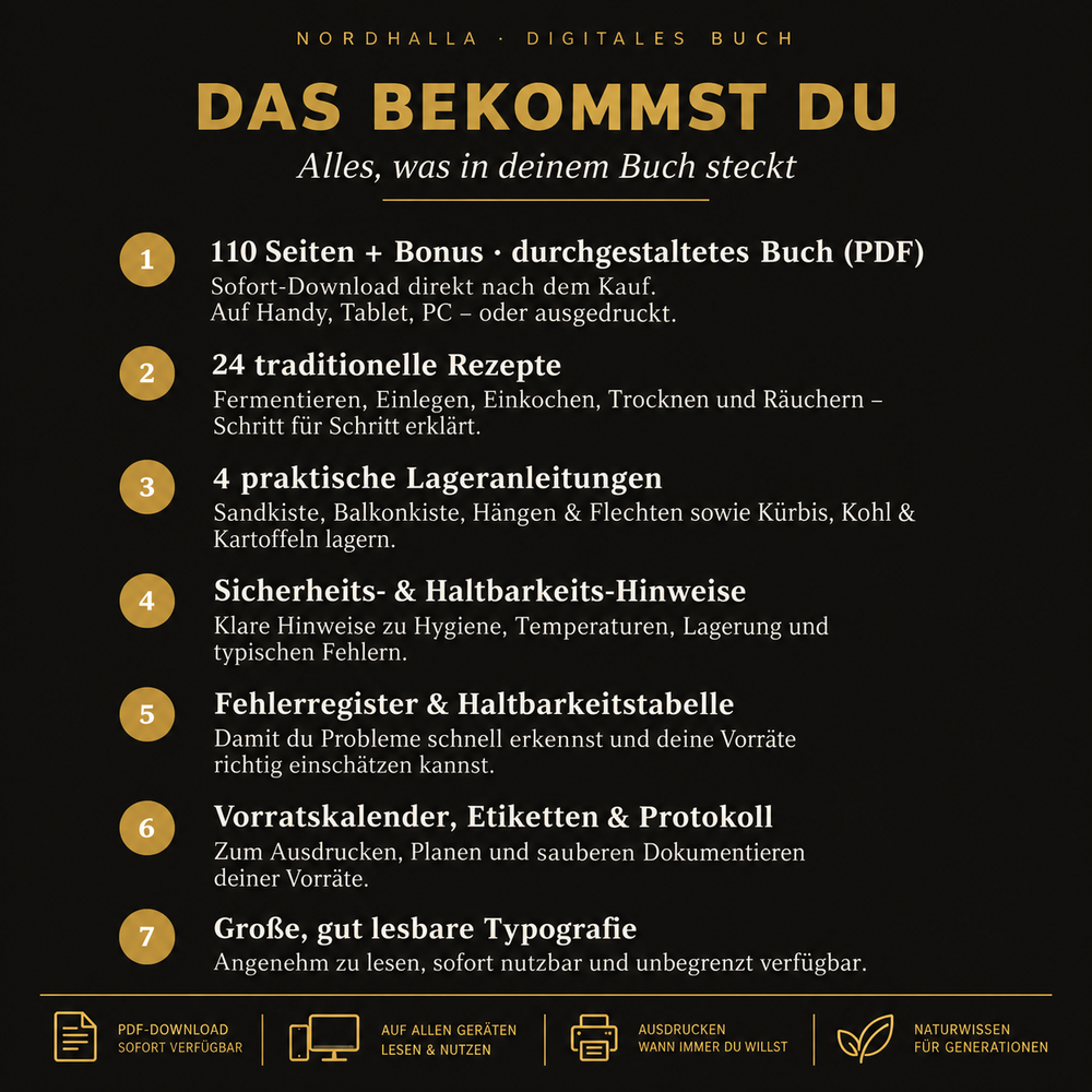 Die Vorratskammer unserer Vorfahren - Wintervorrat (E-Book)
