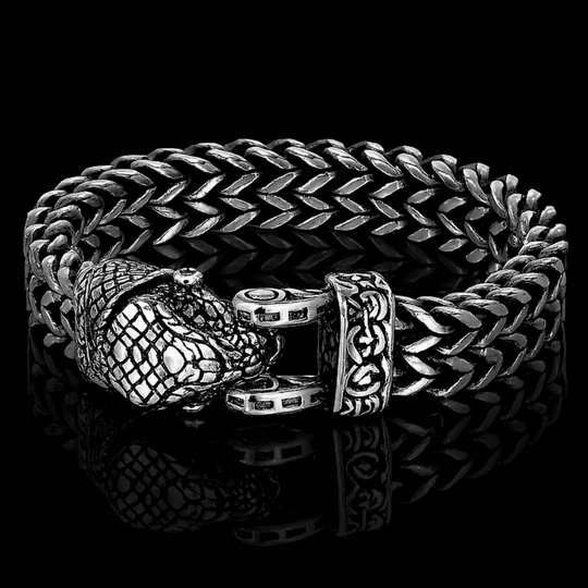 Jörmungandr's Griff - Edelstahl Armband