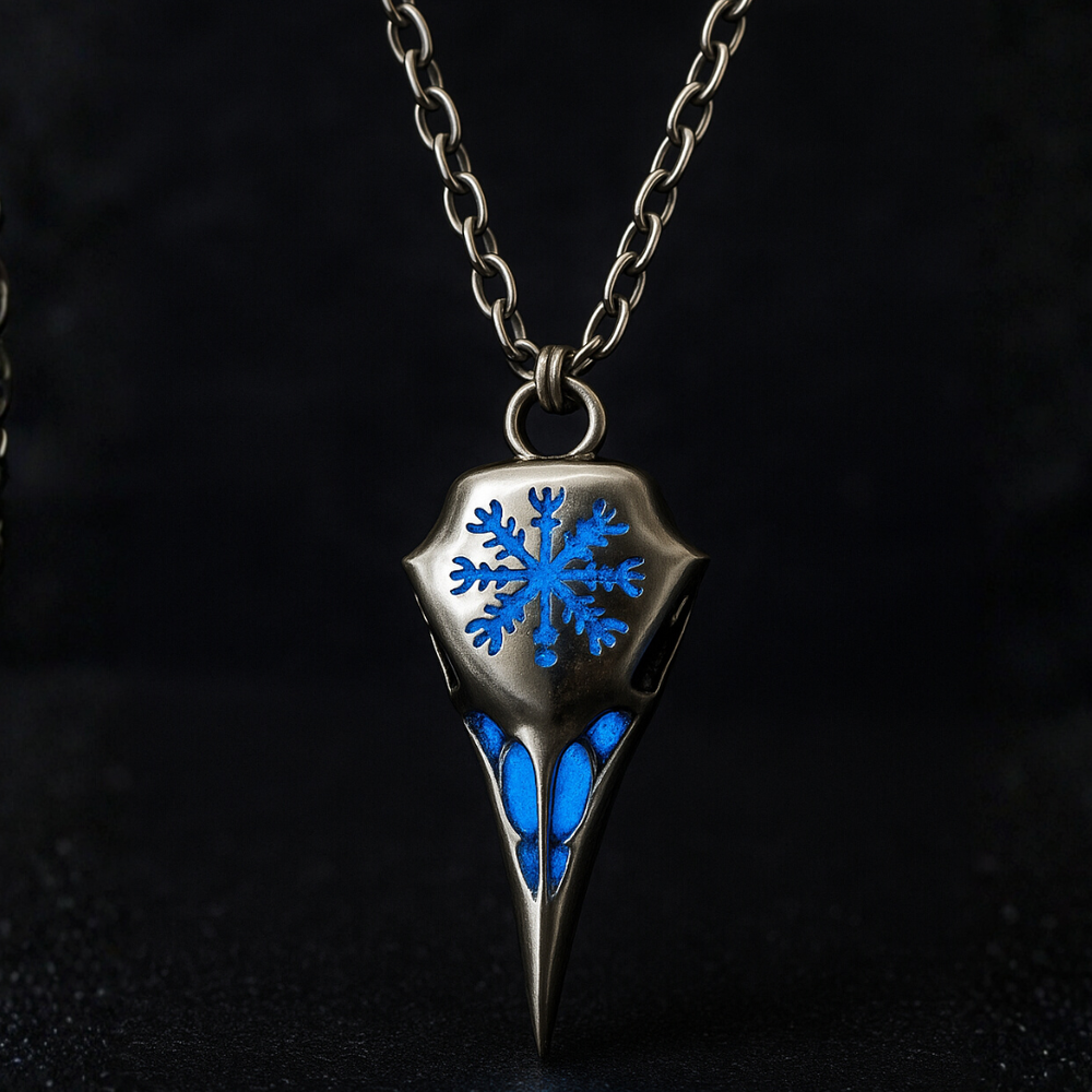 Leuchtende Krähe der Nordlande