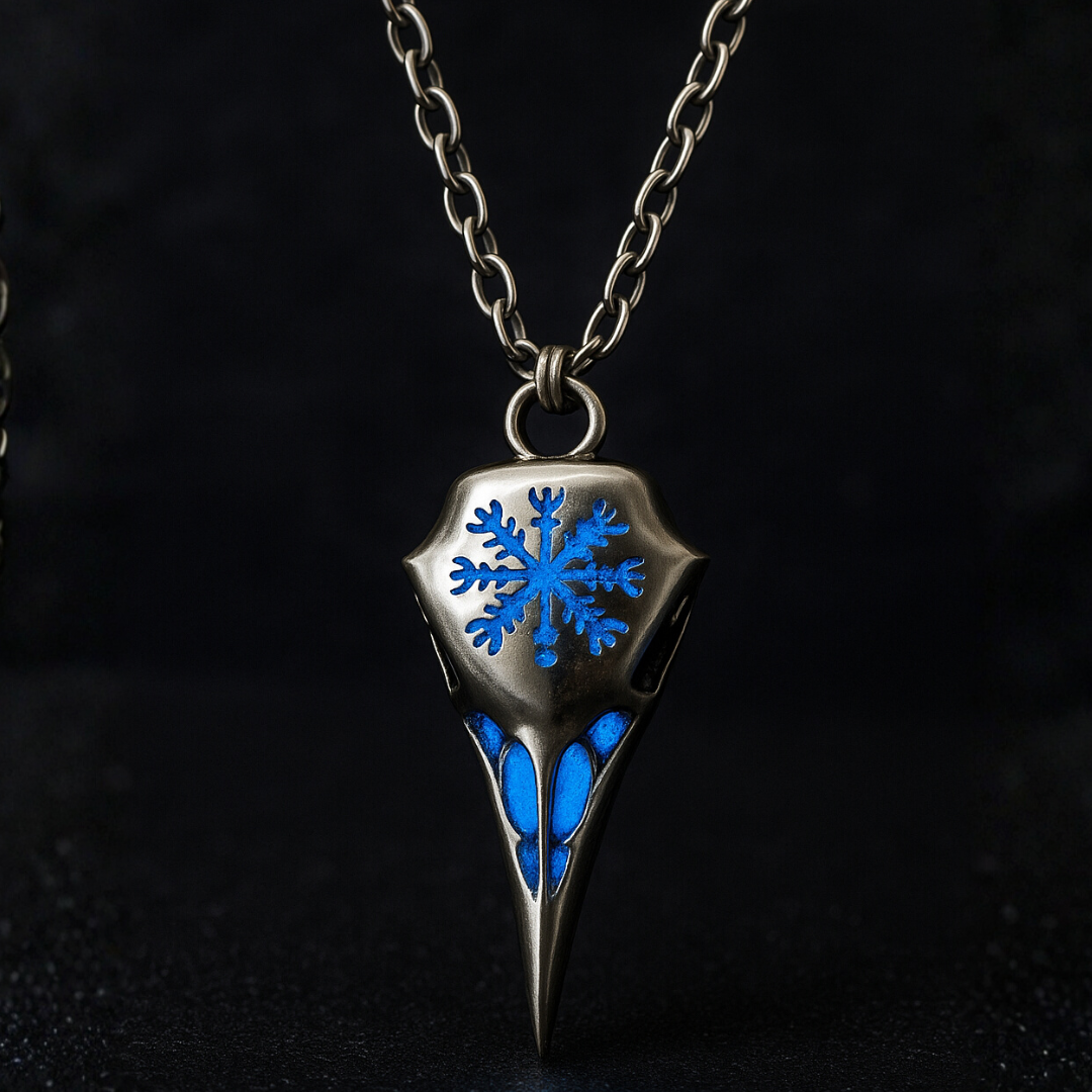 Leuchtende Krähe der Nordlande