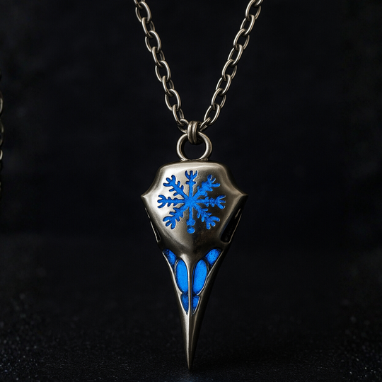 Leuchtende Krähe der Nordlande