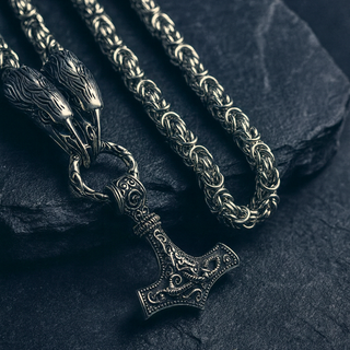 Hüter des Hammers - Edelstahl Kette