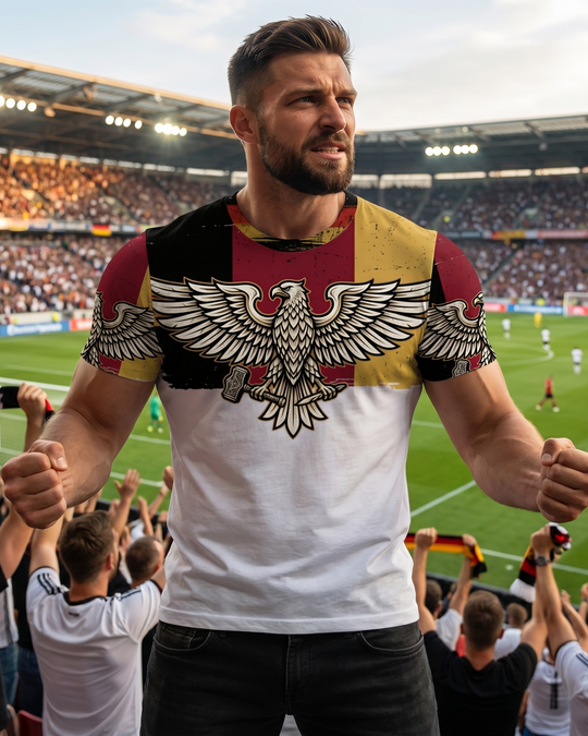 Vaterland Trikot in Weiß, Vorderansicht